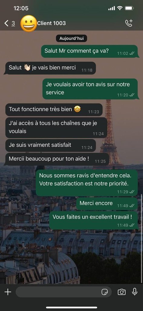 Avis client Smart IPTV Premium 2026 support VIP